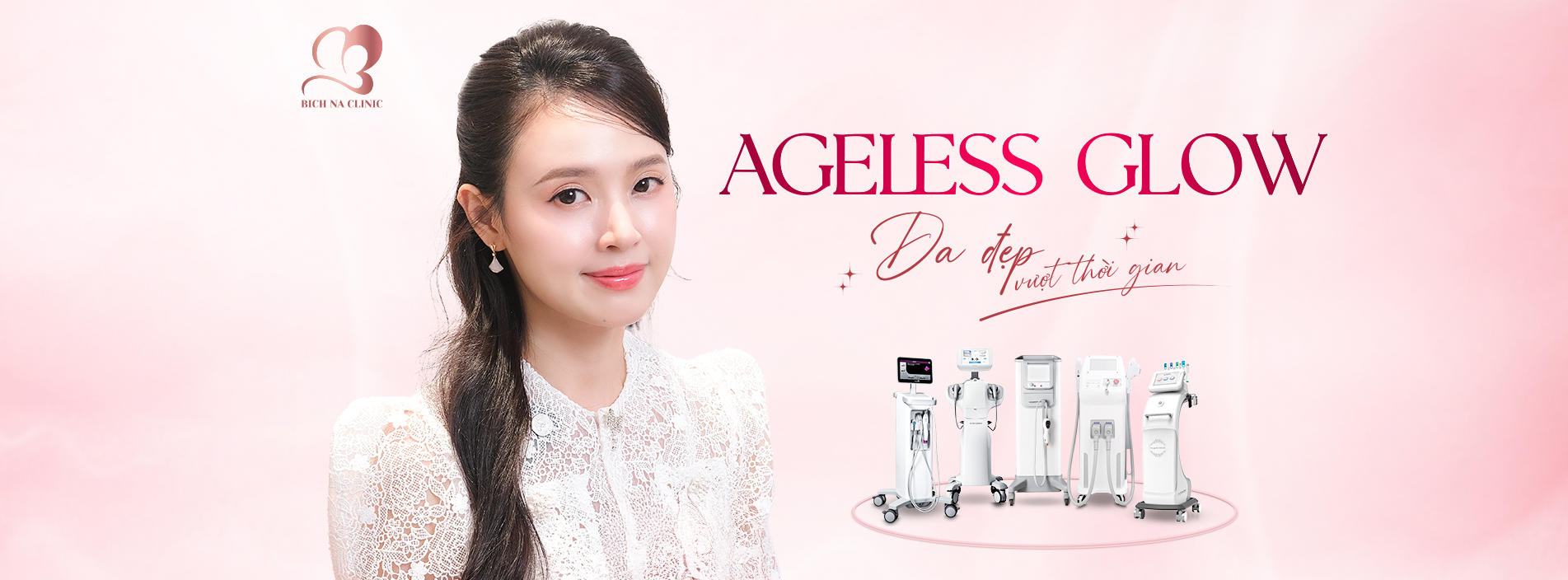 AGELESS GLOW – Công thức “tuyệt đỉnh” tái sinh toàn diện, nâng tầm nhan sắc chỉ trong 1 liệu trình.