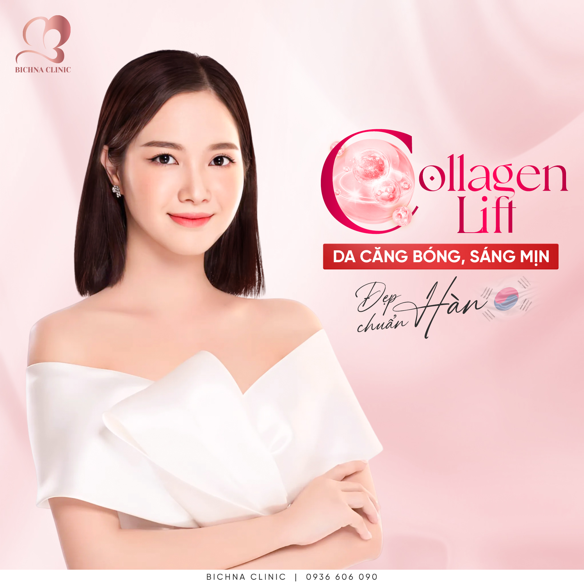 Collagen Lift có độ tương thích với làn da lên đến 99,9%, giúp kích thích mạnh mẽ quá trình sản sinh collagen tự nhiên, củng cố cấu trúc nền của da và làm mờ các nếp nhăn một cách rõ rệt