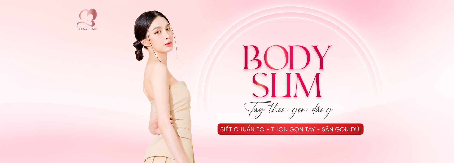 Body Slim là phương pháp làm đẹp hiện đại, giúp giảm mỡ thừa, săn chắc vùng da và kích thích tăng sinh collagen, mang lại làn da mịn màng, trẻ hóa.