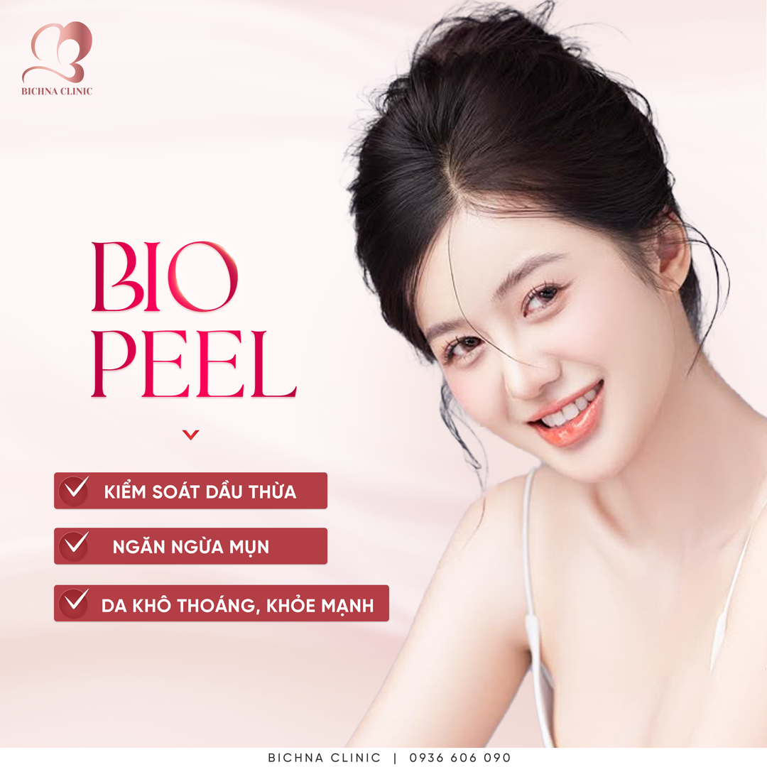 Bio Peel không chỉ loại bỏ mụn tận gốc mà còn cải thiện thâm sẹo, làm đều màu da và ngăn ngừa các dấu hiệu lão hóa, giúp bạn sở hữu làn da khỏe mạnh từ bên trong