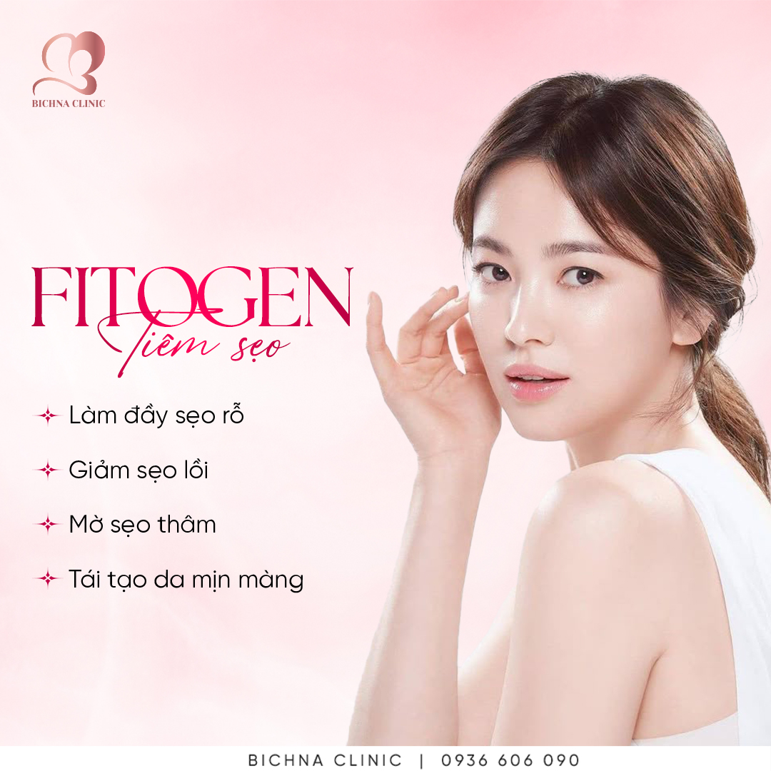 Fitogen tiêm sẹo được tiêm vào vùng da bị sẹo, hoạt chất sinh học sẽ tác động trực tiếp lên mô sẹo, làm giảm sự hình thành các mô sẹo dày, giúp mô da tái tạo và làm mềm sẹo từ bên trong.