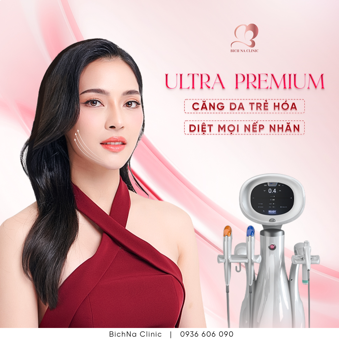 Ultra Premium là công nghệ nâng cơ, trẻ hóa da không gây xâm lấn số 1 thế giới được FDA Hoa Kỳ, CE Châu Âu chứng nhận an toàn, hiệu quả rõ rệt tương tự như phẫu thuật căng da mặt.